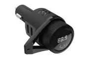 Scosche BTFM5 BTFREQ WIRELESS HANDS-FREE CAR KIT, DUAL 12W USB PORT, AUX INPUT
