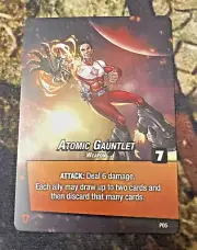 Game Boy Geek Season 11 Kickstarter Astro Knights Atomic Gauntlet Promo Card