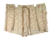 BNWT Ladies Size 22 Anko Pretty Natural Leopard Print Cotton Boxer Sleep Shorts