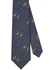 [Van Heusen Black Label] Print Tie in Indigo