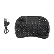 I8 Mini Keyboard Wireless Keyboard 2.4G Wireless Keyboard and Mouse,for Laptop TV BOX Touchpad USB Black