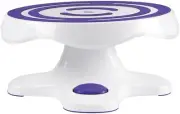 Wilton 191005620 Tilt-N-Turn Ultra Revolving Plastic Cake Stand / Turntable
