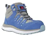 Moxie Trades Women's Trisha Composite Toe EH Work Shoe Blue Suede - MT21405, Blu
