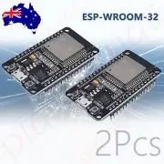 2Pcs ESP-WROOM-32 ESP32 ESP32S 2.4GHz WiFi Bluetooth Development Board f Arduino
