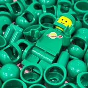 LEGO GREEN SPACE ASTRONAUT HELMET AIRTANK EXO SUIT PARTS BUILD YOUR OWN SPACEMAN
