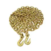 Quality Chain CCG70220 1/2” X 20’ G70 Transport Chain, With 2 Clevis Grab