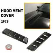 Universal Car Scoop Vent Cold Hood Air Intake Louvers Flow Cooling Bonnet Covers