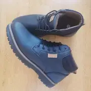 WHITIN Men's Nubuck Leather Non-Slip Water Resistant Cold Weather Boots- 45 EU
