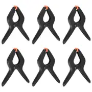 6Pcs Plastic Spring Clamps Heavy Clip 7.8" Professional Muslin Clamp