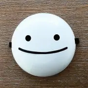 Dream White Smile Anime Cosplay Costume Masks Prop Adult Face Mask Halloween Party Accessories Tw