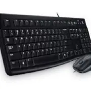 Logitech MK120 Keyboard & Mouse Combo Quiet typing and Spill resistant High-definition optical tracking Thin profile 3yr wty
