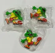 Vintage Cadbury Freddo Frog Figurine Collectable Toy 1990s Retro Toys x 6