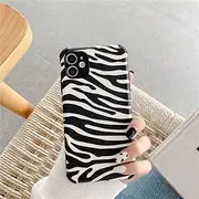 Cartoon Zebra Stripe Phone Case for iPhone 14 13 12 11 Pro Max XR Xs XSMax X 12 13 Mini 7 8 Plus Leopard Shockproof Back Cover,3,for iPhone 7 8Plus
