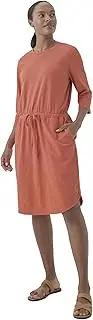 [pact] Organic Cotton Women's Relaxed Tie Waist Dress