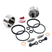 Brake Caliper Seal+Stainless Steel Piston Kit for 1983 Yamaha XJ900 SECA Front