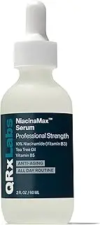 NiacinaMax Serum with 10% Niacinamide, Tea Tree Oil, Calendula Extract, Allantoin and Vitamins B5 & E - Enhanced dermal penetration - Shrinks pores, reduces blemishes and clears skin - 60ml
