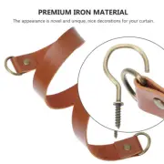 2Pcs Curtain Buckle Decorative Curtain Holders Curtain Holdback Straps