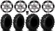 ITP SS212 14" Wheels Machined 27" Swamp Lite Tires Sportsman RZR Ranger