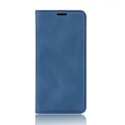 Magnetic Adsorption Pu Leather Phone Case for Huawei Y8S Retro Case Wallet Business Phone Protective Cover