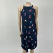 NEW Patagonia Womens M Sliding Rock Dress Shelf Bra Strap Back Blue Geometric O1