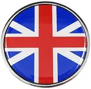 Xotic Tech 1 Piece Red Blue Front Grill Badge w/Holder UK Flag Fit All Mini Cooper R50 R55 R56 R57 R558 R60