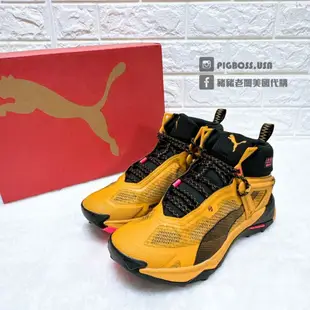 【豬豬老闆】PUMA Explore Nitro Mid GTX 黃黑 防水 運動 高筒 慢跑鞋 男鞋 37786003