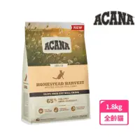 在飛比找momo購物網優惠-【ACANA 】田園收穫貓低GI配方1.8Kg放養雞肉+火雞