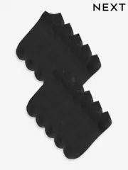 Black Trainer Socks 10 Pack (794903) | $25