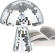 Mushroom Disco Ball | Reflective Mushroom Shaped Disco Ball Ornaments,Decorative Light Sculpture for Home, Room, Bars, and Party Decorations