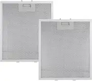 5-Layer Cooker Hood Filter, Aluminum Mesh Extractor Fan Filter 320 x 260mm, Extractor Hood Filters Metal Kitchen Extractor Hoods Filter, 2 Pack