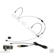 Pro Headset Microphones For AKG Samson Wireless Microphone Detachable Mini 3Pin