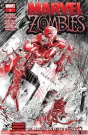 MARVEL ZOMBIES BLACK WHITE & BLOOD #2 PARRILLO VARIANT MARVEL COMICS 2023