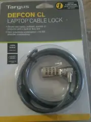 NEW IN PKG--DEFCON CL LAPTOP/NOTEBOOK CABLE LOCK by TARGUS