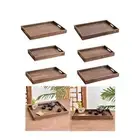 Serving Trays with Handle,Food Holder,Cake Stand,Multipurpose Home Storage Tray