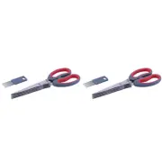 2x Avanti Dura Edge Herb Dicing Stainless Steel Scissors/Shears w/ Cleaning Comb