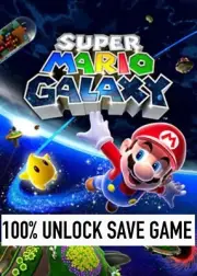 GAME-SAVE on SD CARD for Super Mario Galaxy 100% CHEAT FILE Nintendo Wii