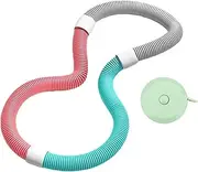 Dickly Weighted Fitness Hoop Equipment Indoor Outdoor Entertainment PVC Portable 160cm Spring Hoop for Home Adults Kids Men Women