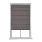 Home Decorators Collection Cordless Blackout Fabric Roman Shade 27X64 Light Gray