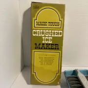 Magic Touch Crushed Ice Maker Vintage With Original Box