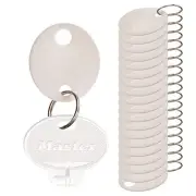 7116D Plastic Key Tags, 20 Per Bag , White