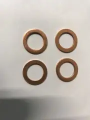 INJECTOR WASHER - PACK OF 4. COMPATIBLE WITH: MASSEY FERGUSON: 65 & FE35 ONLY