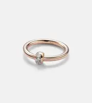 [Pomellato] Pomellato Pomellato Together 18kt rose gold ring with diamonds P gold