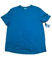 Russell Athletics Men’s Dri Power Short Sleeve Shirt Teal Size XL NWT