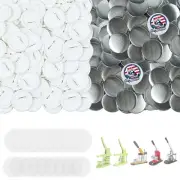 800 PCS Button Maker Supplies 2.28 inch / 58mm Button Parts Button Supplies A...