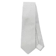 [Tagliatore] Tagliatore Patterned-jacquard Tie ONE SIZE NEUTRALS/GREY