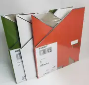 (6) Ikea Kassett Magazine Book File Holder Jon Karlsson 2 Holders/3 Packs New
