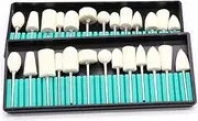 Gogogmee Wool Grinding 12 Pieces for Nail Drill Nail Sander Manicure Grinding Tool Material Safe Protective