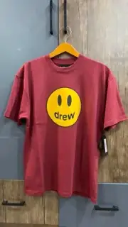 Drew House Mascot SS Tee - Red Burgundy size xs s m l