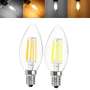 E12 E14 C35 5W 540LM Warm White Pure White LED Candle Light Bulb No Flicker AC110V AC220V E12 110V WARM WHITE
