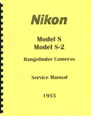 Nikon S, S2 Rangefinder Cameras Service & Repair Manual (1955) Reprint